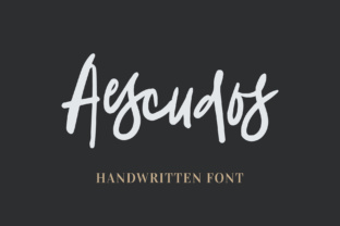 Aescudos: The Handwritten Font That Elevates Your Brand’s Visual Story