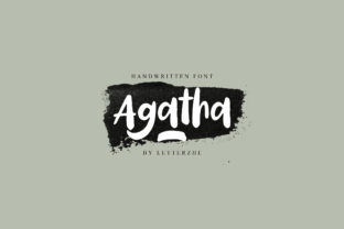 Agatha: A Bold Handwritten Font That Cuts Through the Feed
