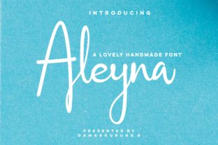 Aleyna: A Handwritten Font That Feels Like a Thoughtful Pause