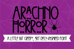 Arachno Horror: The Font That Turns Fear Into Finesse