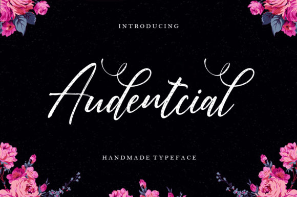 Audentcial: A Feminine Handwritten Font with Real Branding Charm
