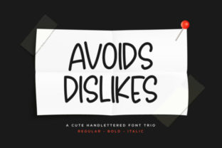 Avoids Dislikes: A Font for the Beachy and the Beautiful