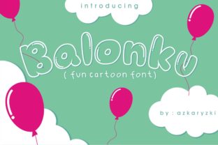 Balonku: A Playful Decorative Font for Digital Branding