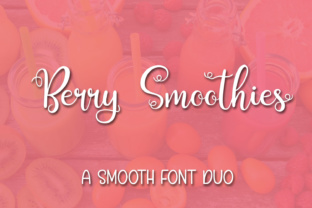 Berry Smoothies: A Font for Editorial Expression