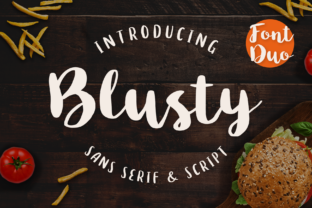 Blusty Duo: A Font That Breathes Life Into Your Handmade Creations