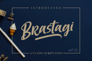 Brastagi: A Modern Script Font for Editorial Design