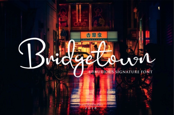 Bridgetown: A Script Font for Elegant Web Design
