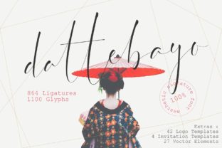 Dattebayo: A Luxurious Script Font for Digital Branding