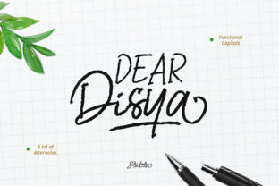Dear Disya: A Script Font That Elevates Digital Branding