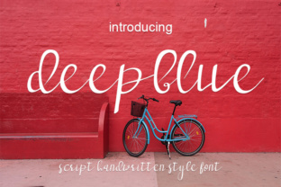 Deepblue: A Script Font That Elevates Your Brand’s Visual Story