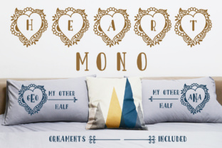 Heart Monogram: A Script Font for Emotional Branding