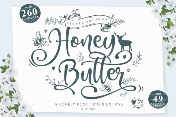 Honey Butter Trio: A Font That Breathes Life Into Handmade Creations