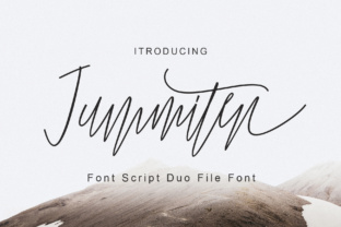 Jummiten: A Modern Calligraphy Font for Creative Crafters