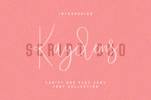 Kaydens Duo: A Script Handwritten Font That Elevates Real Small Business Brands