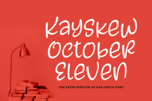 Kayskew October Eleven: A Script Font for Modern Web Design