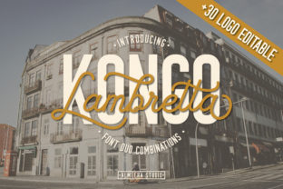 Lambretta Kongo Duo: A Script + Sans Font Pair That Feels Like Handmade Magic