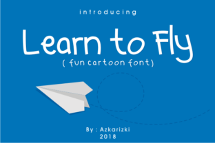 Learn to Fly: A Font That Flies Off the Page