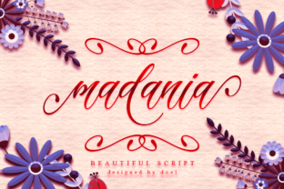 Madania Script: A Font That Breathes Life Into Your Creations