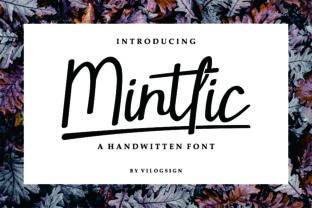 Mintlic: A Modern Handwritten Font for Digital Branding