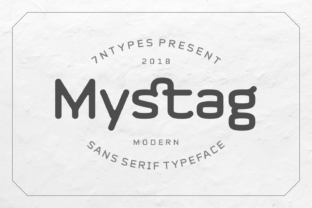 Mystag: A Bold, Friendly Sans Serif for Small Business Branding