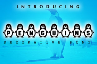 Penguins: A Versatile Decorative Font for Creative Crafters