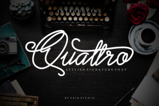 Quattro: A Stylish Handwritten Font for Small Business Branding