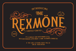 Rexmone: A Serif Display Font That Adds Instant Polish to Small Business Branding