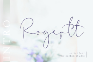 Rogertt: A Modern Script Font for Digital Branding