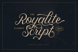 Royalite Script Family: A Font for Elegant Campaigns