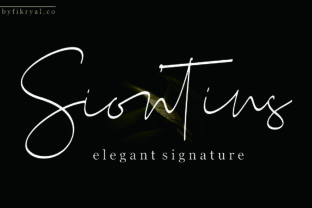 Siontins: A Script Font for Elevating Brand Campaigns