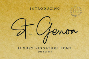 St. Genoa: A Font That Elevates Your Digital Brand