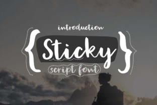 Sticky: A Script Font with Quiet Strength