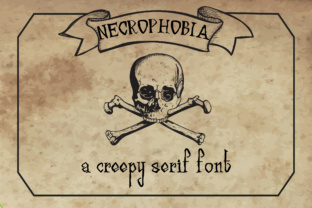 Testing Necrophobia: A Serif Font with a Dark Edge