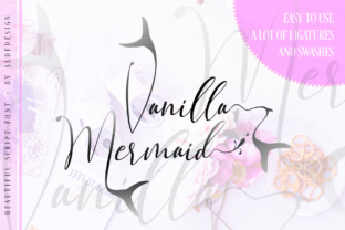 Vanilla Mermaid Script: A Playful Font for Editorial Design
