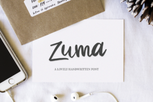 Zuma: A Handwritten Font That Feels Like a Real Signature